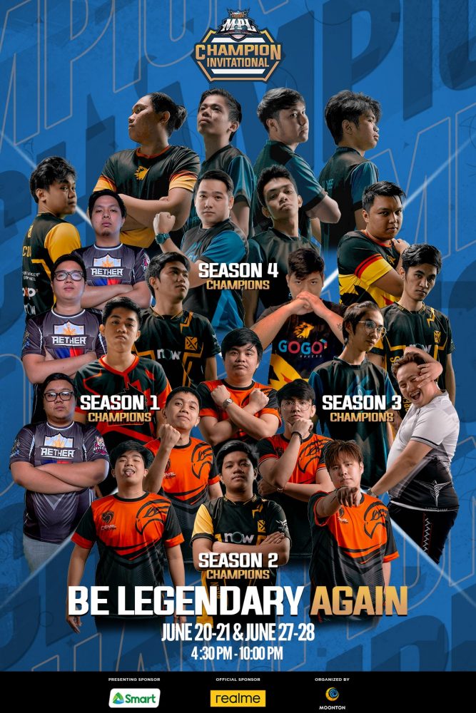 • Teams Participating In The Mpl Ph Champion Invitational • Mpl-Ph Champion Invitational 2020 To Air On Liga, Iwant