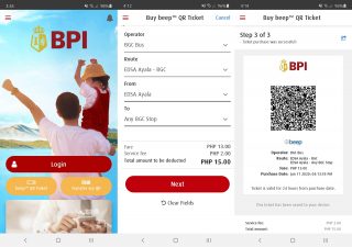 How to buy Beep QR Ticket with BPI Mobile App