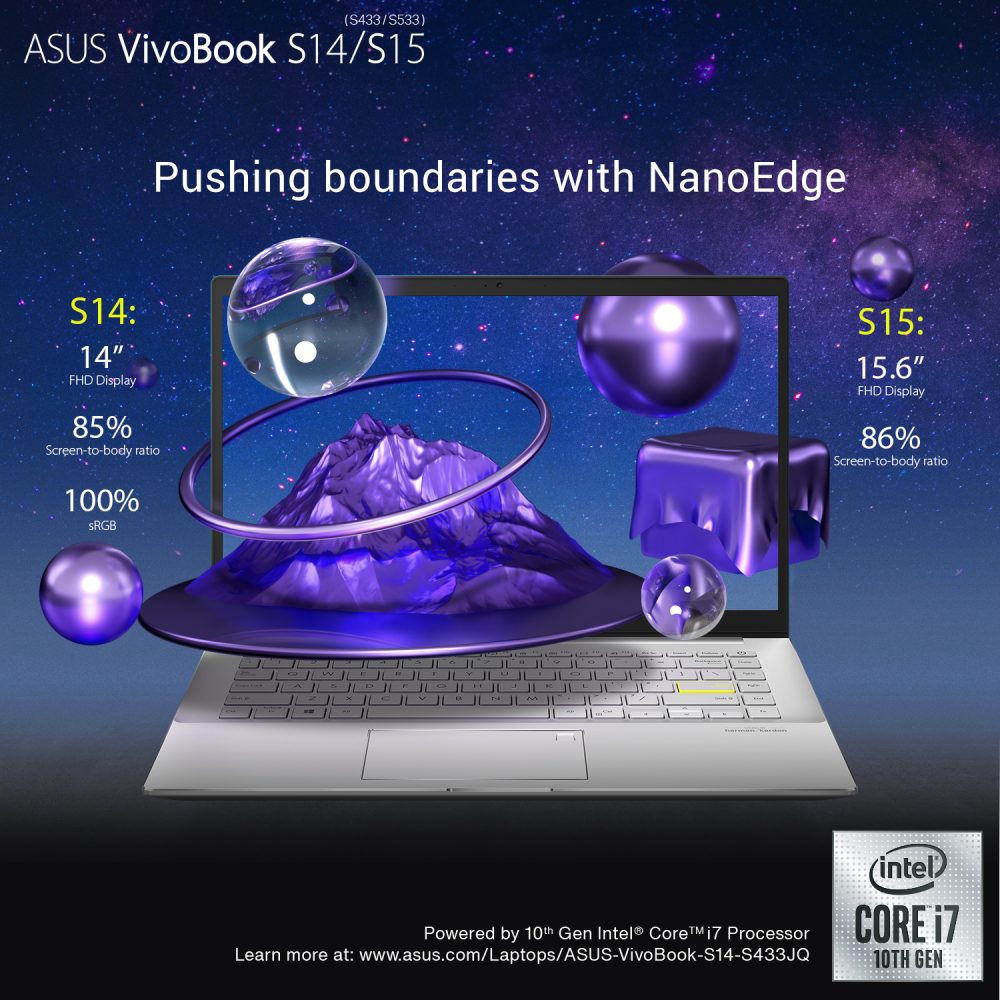 04 Nanoedge • Intel-Based Asus Vivobook S14, S15 Now Available In The Philippines, Priced