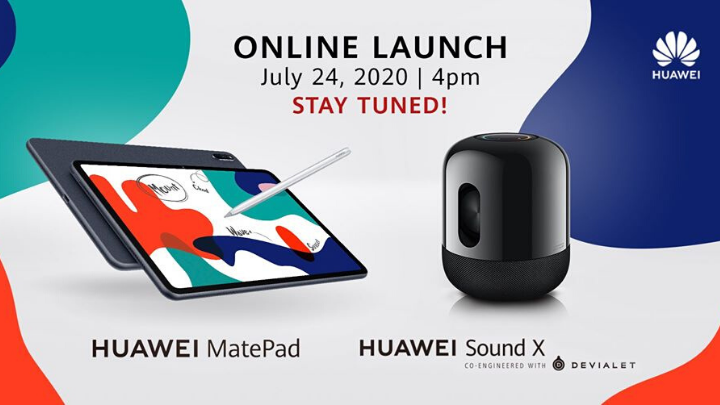 Huawei July Launch • Huawei Matepad, Sound X Coming To The Philippines