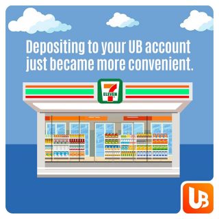Deposit up to PHP 50K/day to your UnionBank account via 7-11 Cliqq kiosk