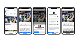 Facebook tests linking of user’s profile to online news subscription