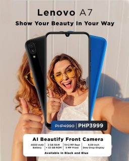 Lenovo A7 now available in the Philippines