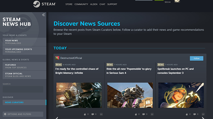 Discover News Source
