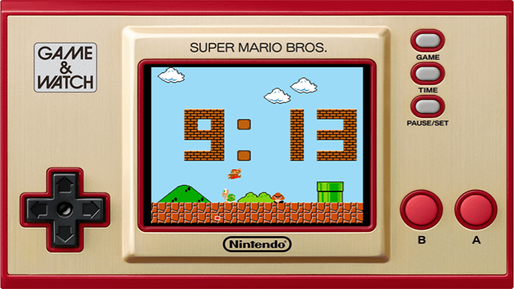 Game And Watch Super Mario Bros Digital Clock