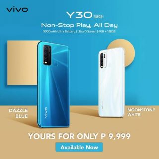 vivo Y30 now available for purchase