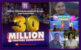 ABS-CBN Entertainment YouTube channel gains 30 million subscribers