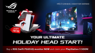 ASUS bundles PS5 with ROG gaming monitor
