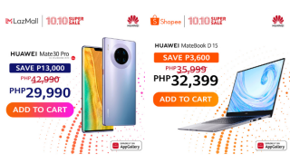 Huawei joins Lazada and Shopee 10.10 sale