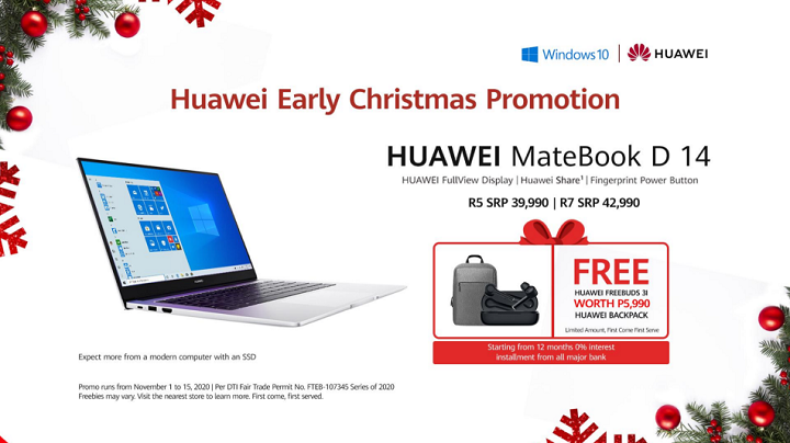 Huawei Matebook D14 Promo 2 • Why The Huawei Matebook D14 Is A Great Christmas Present