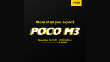 Poco M3 Launch • Poco M3 To Launch On November 24