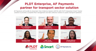 PLDT Enterprise, AF Payments partner for fleet management and fare collection system of public transport