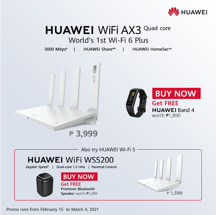 • Huawei Wifi Ax3 Pre Order • Huawei Wifi 6+ Ax3 Now Available For Pre-Order In Ph