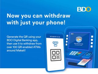 BDO offers QR Code withdrawals from select ATMs