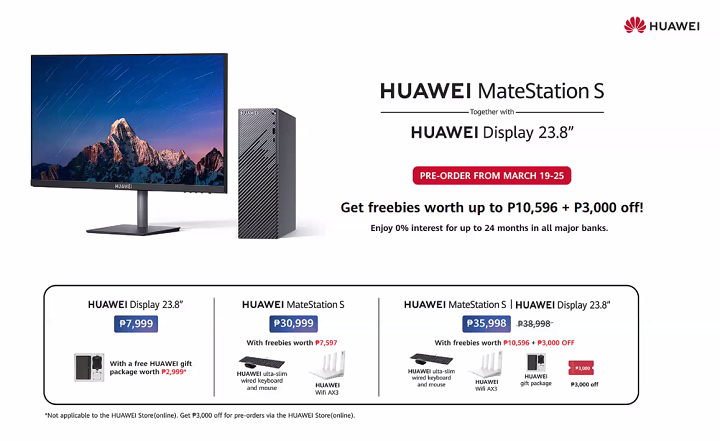 Huawei Matestation S Details • Huawei Matestation S, Display 23.8-Inch, Priced In The Philippines