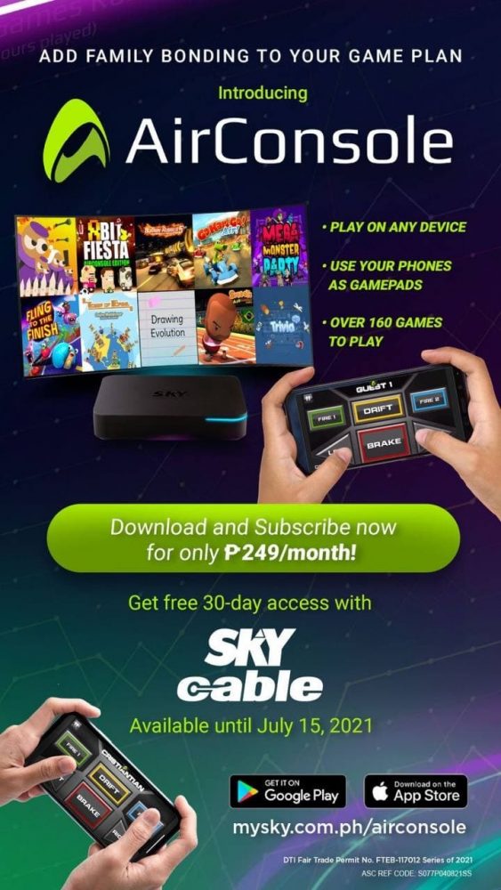 Airconsole Now On Sky