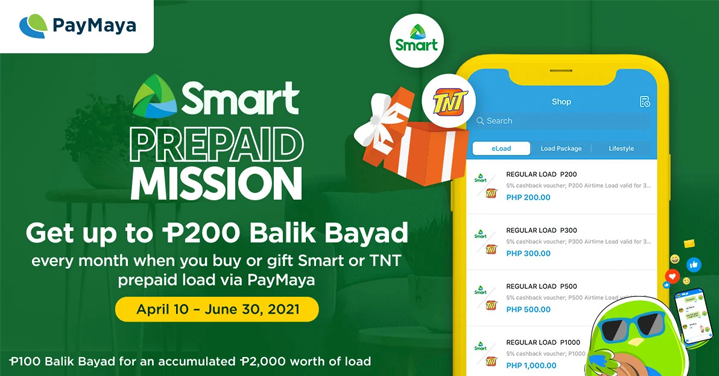 Cashback 2 E1618383899738 • How To Get Paymaya Credits When You Buy Smart/Tnt Prepaid Load