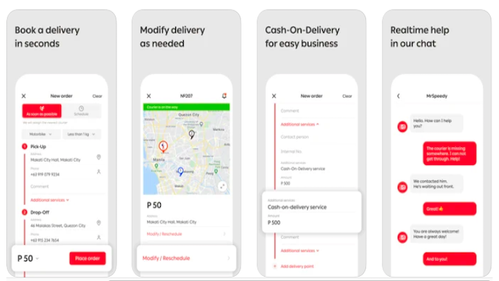 MrSpeedy • App-Based Courier Services for Same-Day Deliveries in Metro Manila