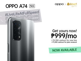 OPPO A74 5G now available on Smart Signature Postpaid Plan