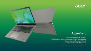 Acer Aspire Vero, a laptop made from post-consumer recycled plastic