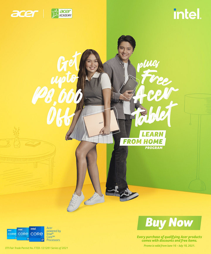 Acer Promo • Acer Intros Learn From Home Program, Offers Up To Php 8,000 Off Laptops And More
