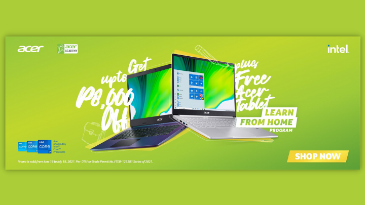 Acer Learn For Home Program • Acer Intros Learn From Home Program, Offers Up To Php 8,000 Off Laptops And More