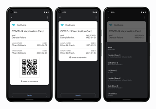 Google Pay stores COVID-19 Vaccination Card on Android