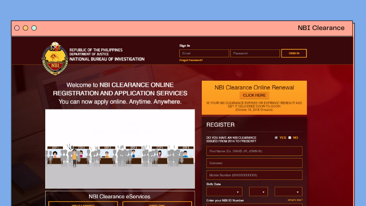 Nbi Clearance • Government Ids And Services You Can Apply For Online