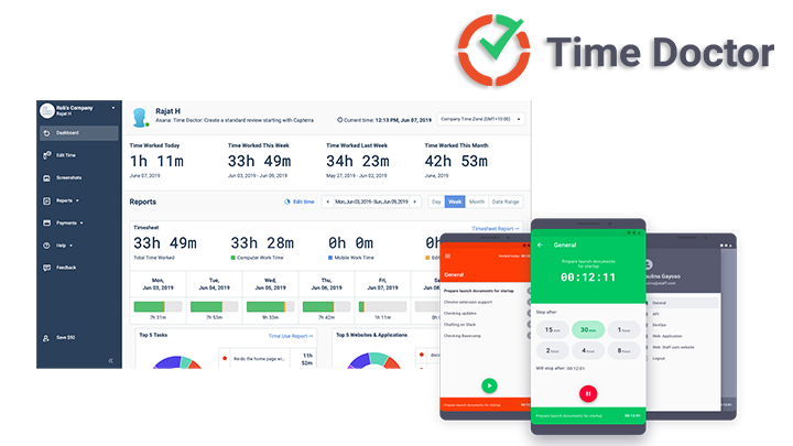 Time Doctor • Time Tracking Software For Team Productivity And Management