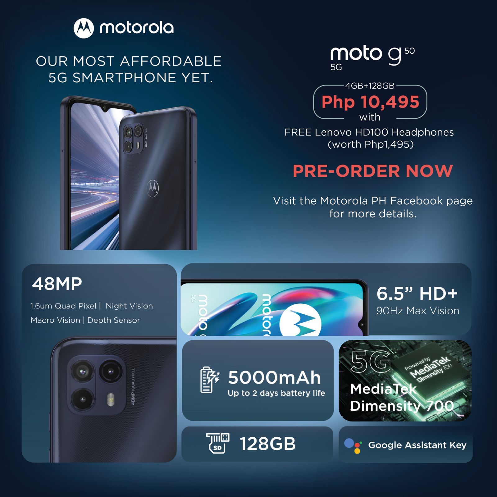 Moto G50 5G 2 • Motorola Moto G50 5G Specs, Price In The Philippines