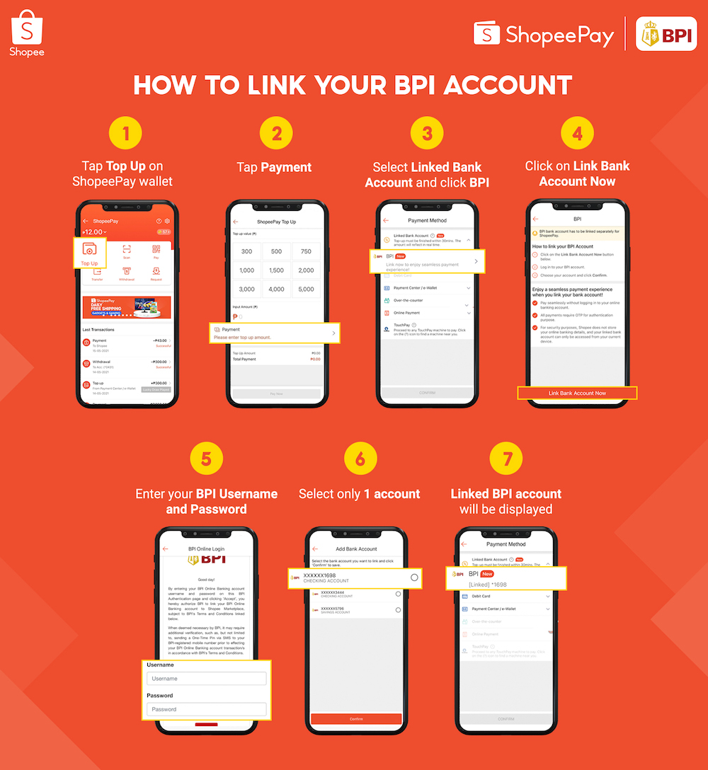 Shopeepay Bpi1 • How To Top-Up Your Shopeepay Wallet With Bpi