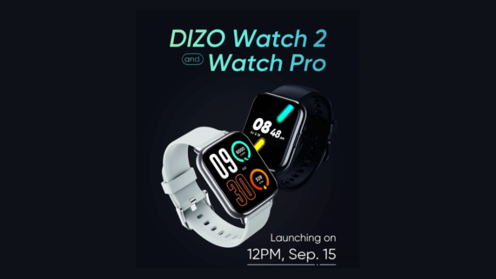 Dizo Watch 2 Watch Pro • Realme'S Dizo Watch 2, Dizo Watch Pro To Launch On September 15
