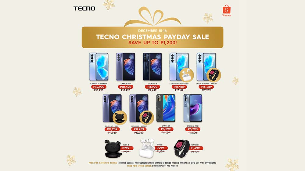 12.15 Shopee Payday Sale TECNO