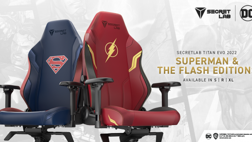 Secretlab Superman and The Flash Editions
