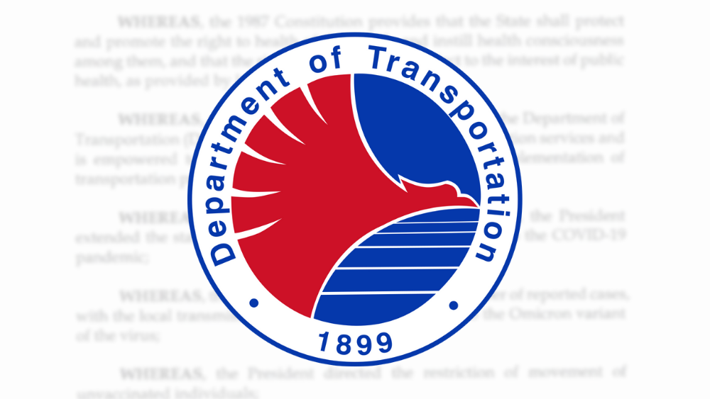 DOTr • PAL issues "No Vaccination, No Fly" Policy starting today