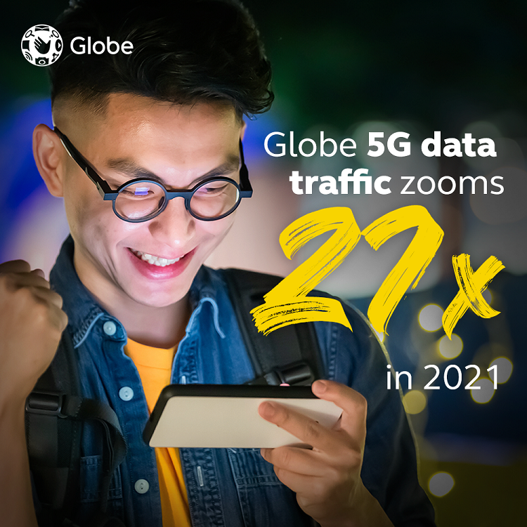 5G data traffic visuals