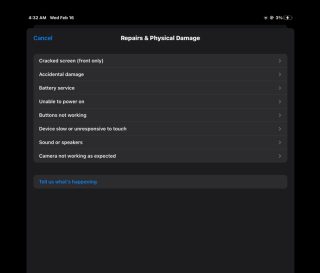 Apple Support app to give price estimate for repairs