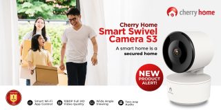 Cherry Home outs Smart Swivel Camera S3 Security Cam