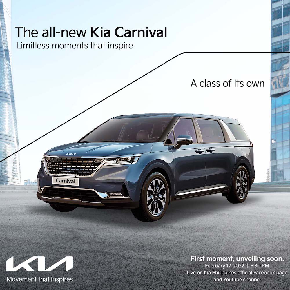 all new kia carnival • All-new Kia Carnival to launch in PH on Feb 17, priced