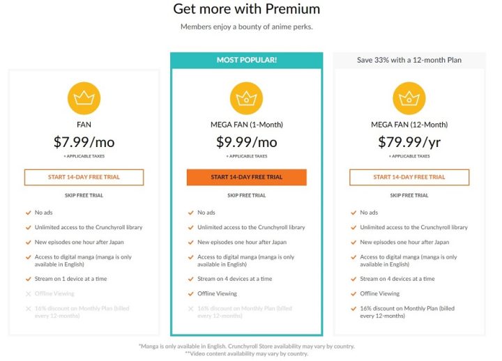 Crunchyroll Will Require Premium Subscription for Seasonal Simulcasts