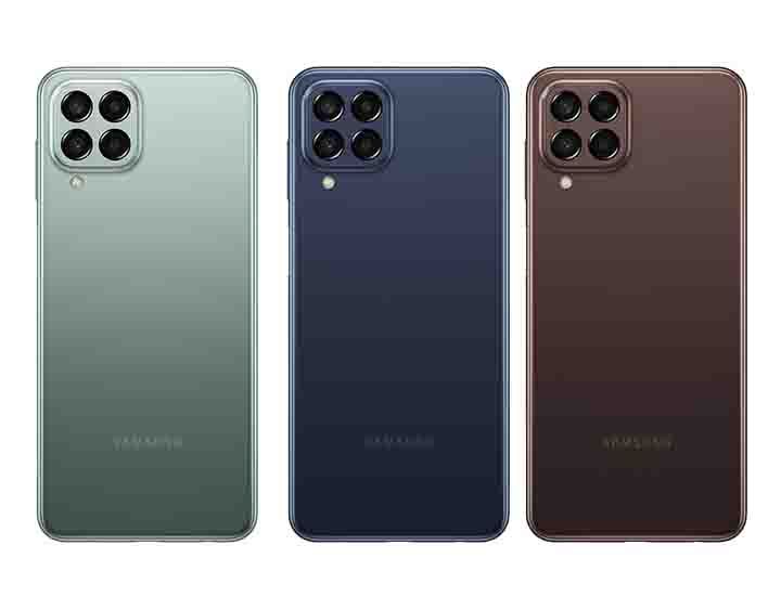 Samsung Galaxy M23, M33 Colors