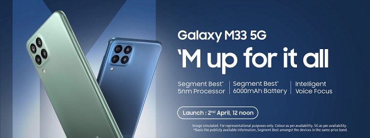 Samsung Galaxy M33 5g Banner