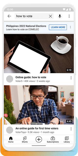 Google Youtube Election Information Panel