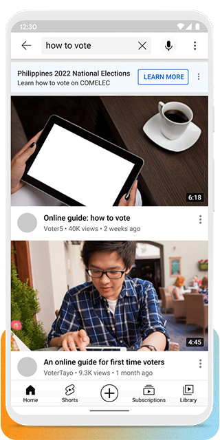 Google Youtube Election Information Panel