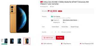 Infinix Zero 5G priced in the Philippines
