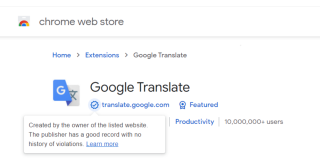 Google launches verified badges for Chrome Extensions