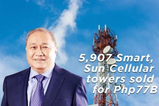 5,907 Smart, Sun Cellular towers sold for Php77 billion