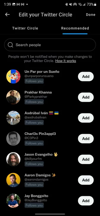Twitter Circle 3