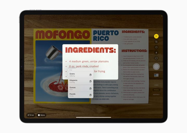 8 Live Text And Visual Look Up Ipados 16