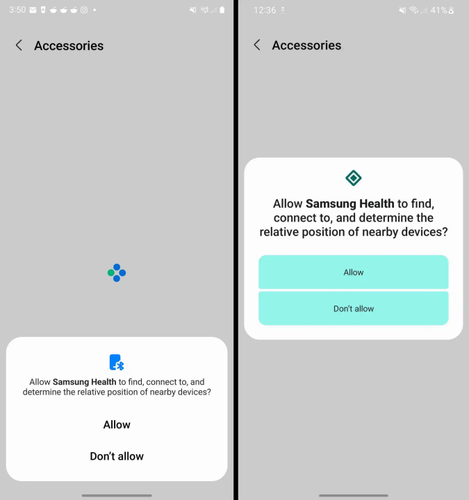 2. New Permission Dialogs